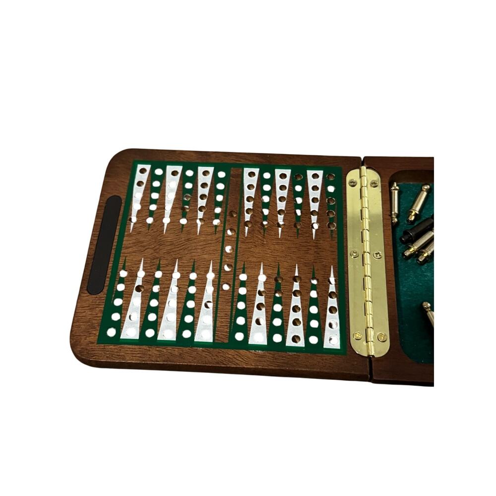 VIntage 2000 backgammon travel board - Picture 5 of 6